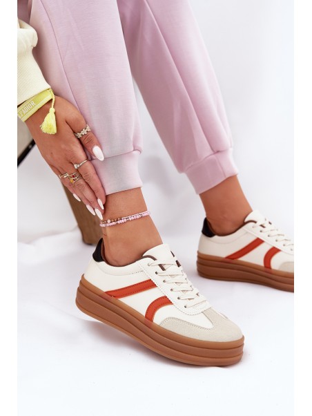 Women's Platform Sneakers Beige Tolianna