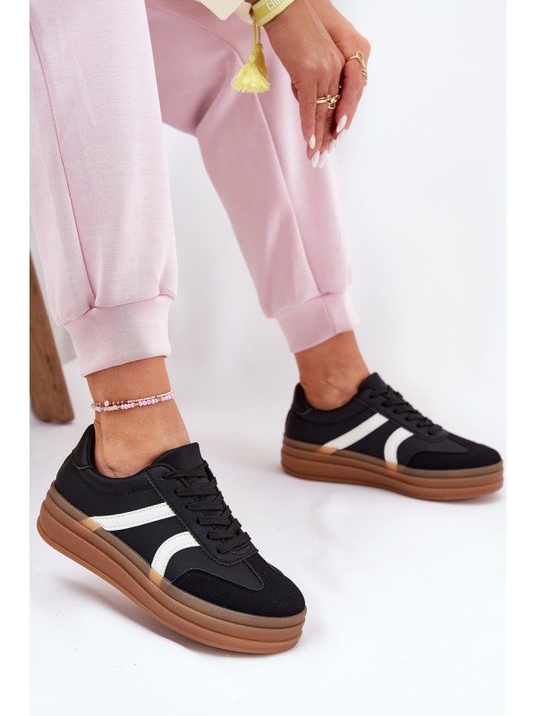 Women's Platform Sneakers Black Tolianna