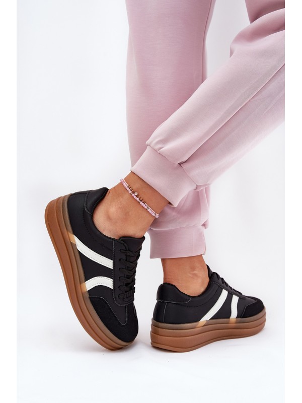Women's Platform Sneakers Black Tolianna