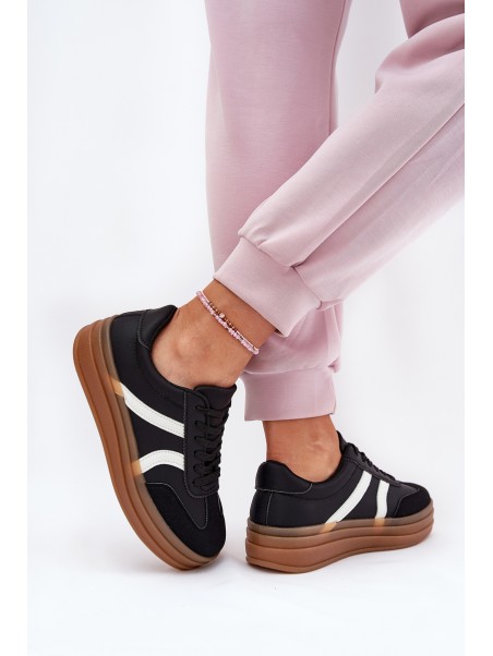 Women's Platform Sneakers Black Tolianna