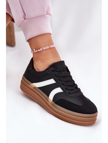 Women's Platform Sneakers Black Tolianna