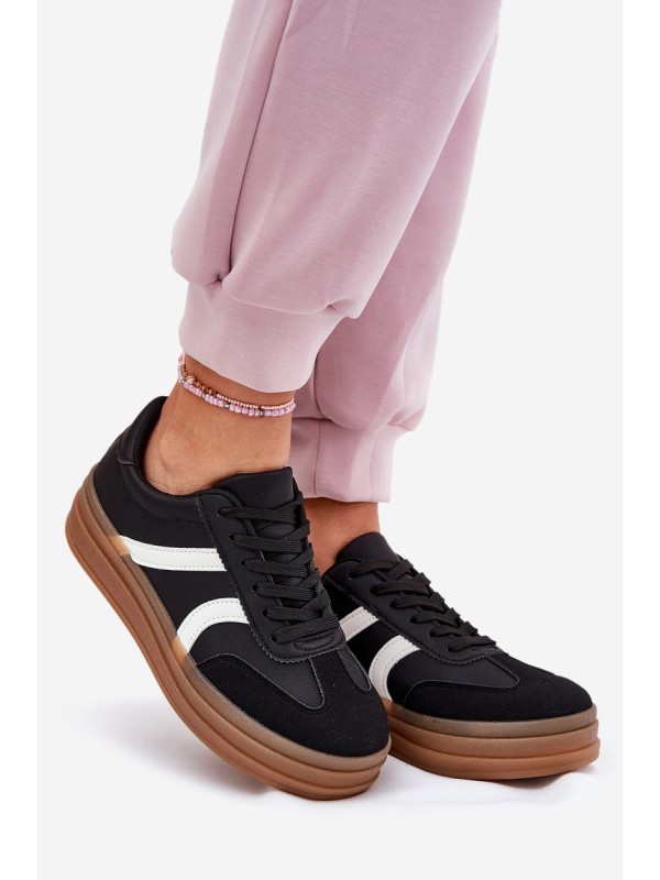 Women's Platform Sneakers Black Tolianna