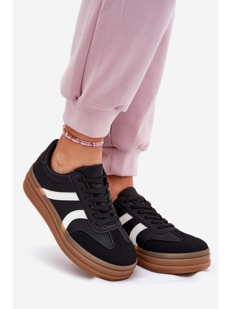 Women's Platform Sneakers Black Tolianna