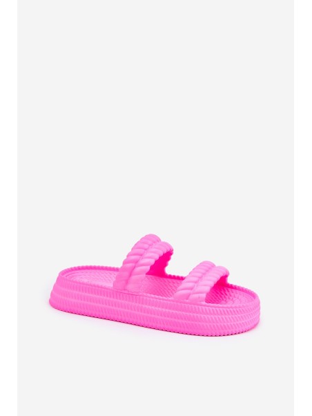 Foam Lightweight Women's Sandals On Platform S.Barski ZK51-001 Fuchsia