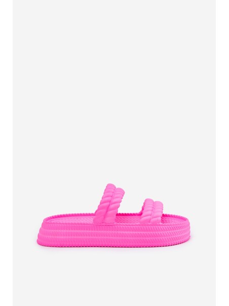 Foam Lightweight Women's Sandals On Platform S.Barski ZK51-001 Fuchsia