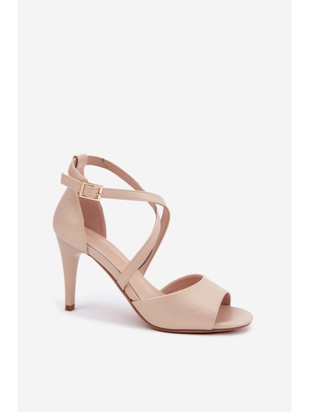 Fashionable High Heels Sandals Gold Loressa