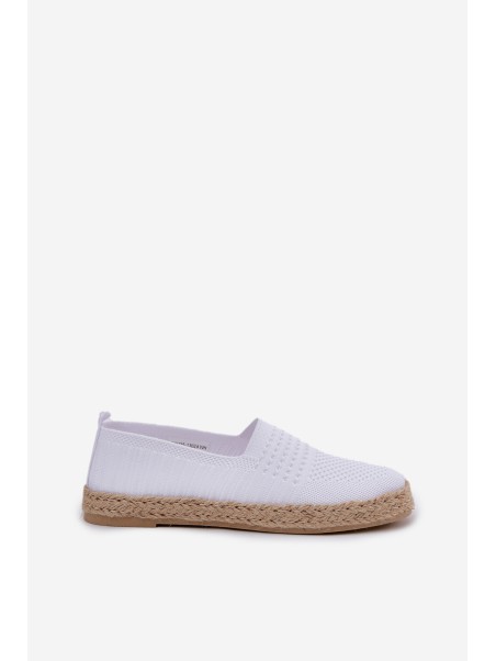 Women's Espadrilles With Weaving Vinceza 13624 White