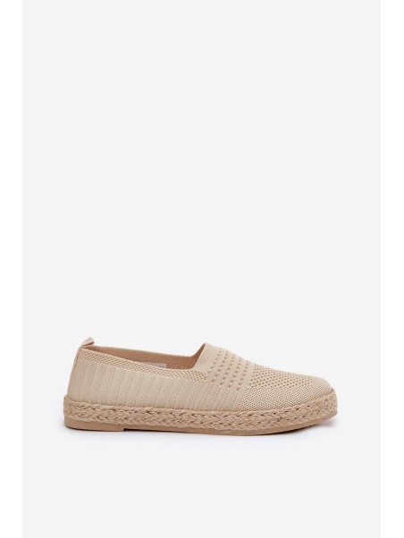Moteriškos espadrilės su pynimu Vinceza 13624 smėlio spalvos