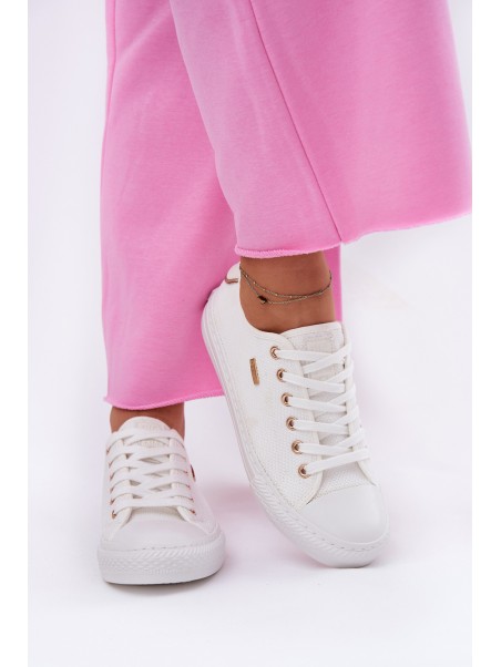 Women's Fabric Sneakers Big Star RR274766 White