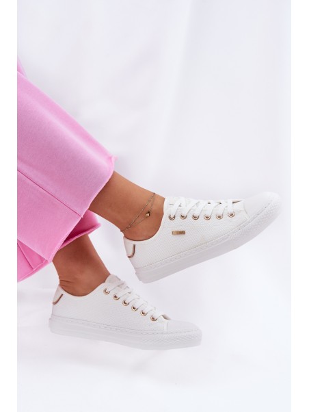 Women's Fabric Sneakers Big Star RR274766 White
