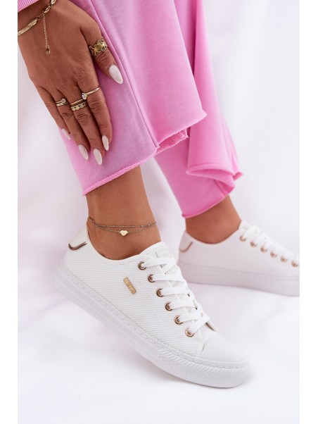 Women's Fabric Sneakers Big Star RR274766 White