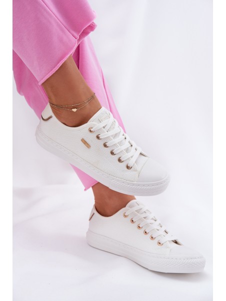 Women's Fabric Sneakers Big Star RR274766 White