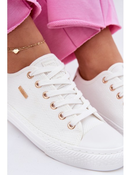 Women's Fabric Sneakers Big Star RR274766 White