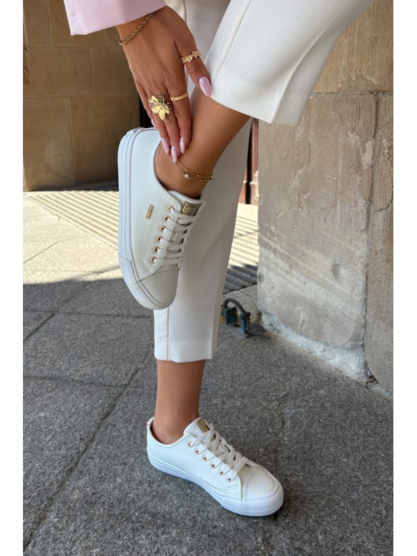 Women's Sneakers Made Of Eco Leather Big Star RR274748 White