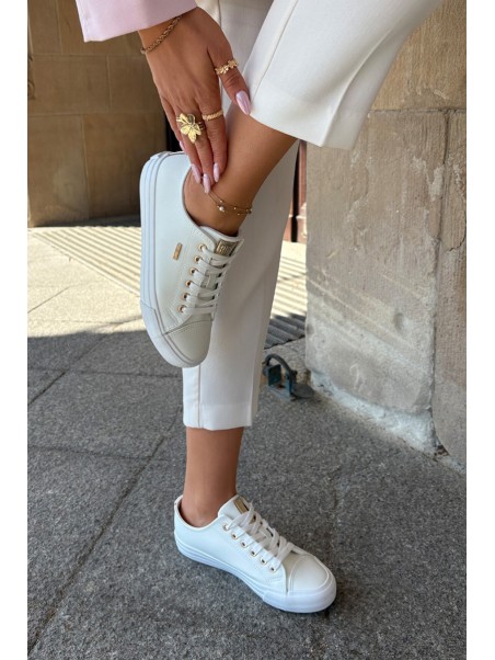 Women's Sneakers Made Of Eco Leather Big Star RR274748 White