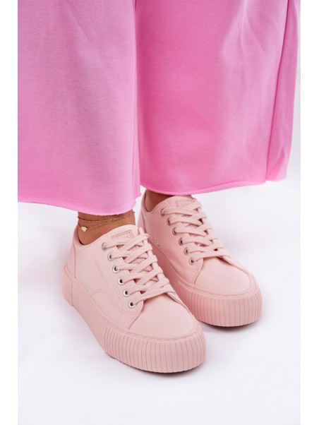 Women's Fabric Sneakers Big Star RR274404 Pink