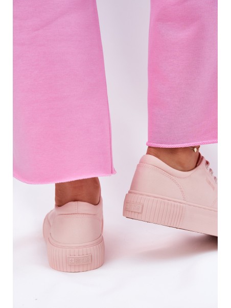 Women's Fabric Sneakers Big Star RR274404 Pink