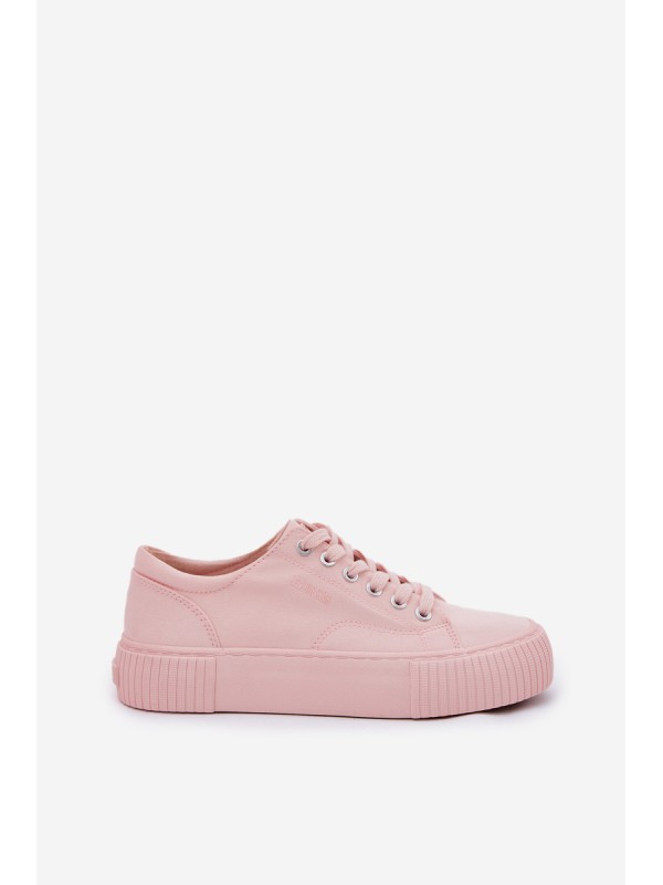 Women's Fabric Sneakers Big Star RR274404 Pink