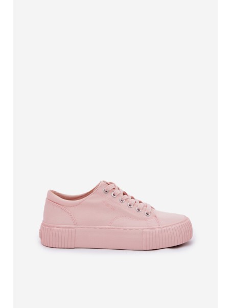 Women's Fabric Sneakers Big Star RR274404 Pink