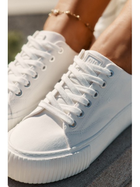 Fabric Women's Sneakers Big Star RR274405 White