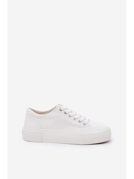 Fabric Women's Sneakers Big Star RR274405 White