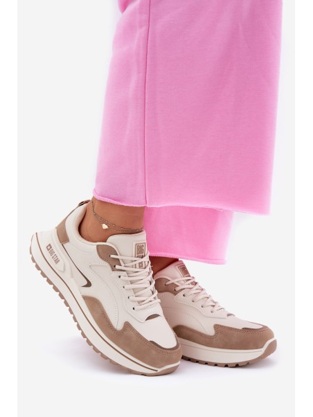 Womens Sneakers Big Star RR274A216 HI-POLY SYSTEM Beige