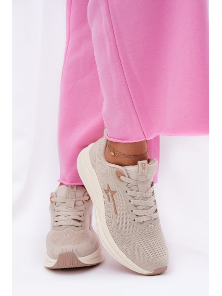 Sports Shoes Sneakers Women Big Star RR274A145 HI-POLY SYSTEM Beige