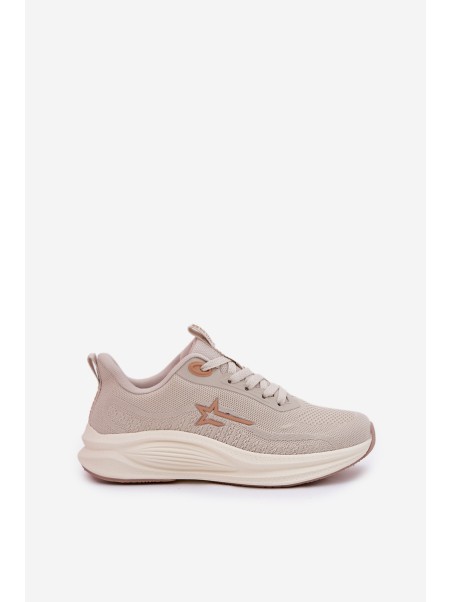 Sports Shoes Sneakers Women Big Star RR274A145 HI-POLY SYSTEM Beige