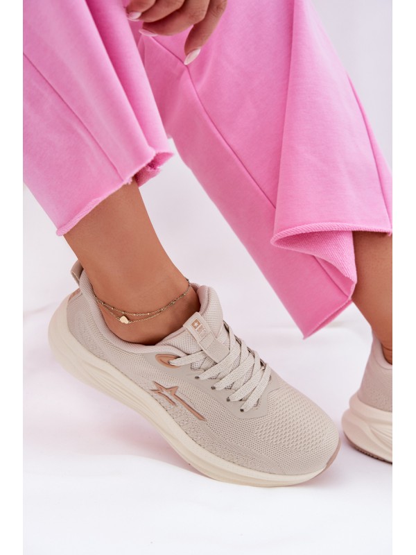 Sports Shoes Sneakers Women Big Star RR274A145 HI-POLY SYSTEM Beige