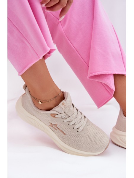 Sports Shoes Sneakers Women Big Star RR274A145 HI-POLY SYSTEM Beige