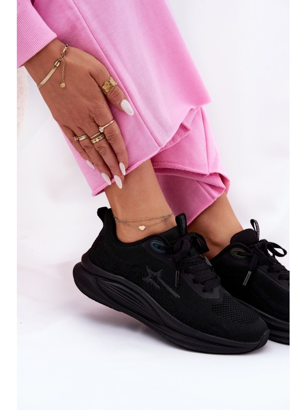 Sports Shoes Sneakers Women Big Star RR274A144 HI-POLY SYSTEM Black