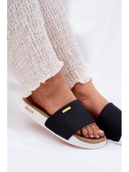 Ladies Slippers Big Star RR274A108 Black