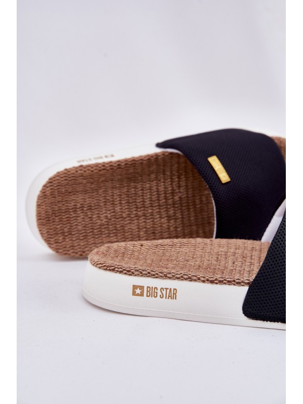Ladies Slippers Big Star RR274A108 Black