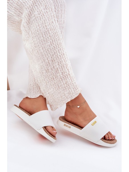 Ladies Slippers Big Star RR274A103 White