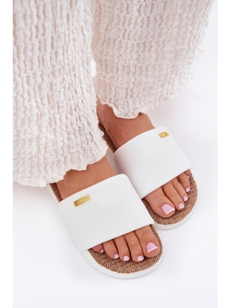 Ladies Slippers Big Star RR274A103 White