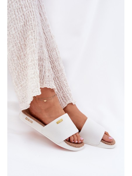 Ladies Slippers Big Star RR274A103 White