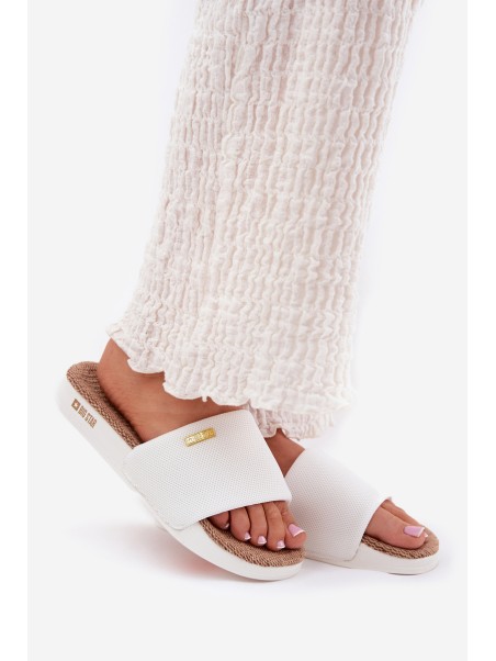 Ladies Slippers Big Star RR274A103 White