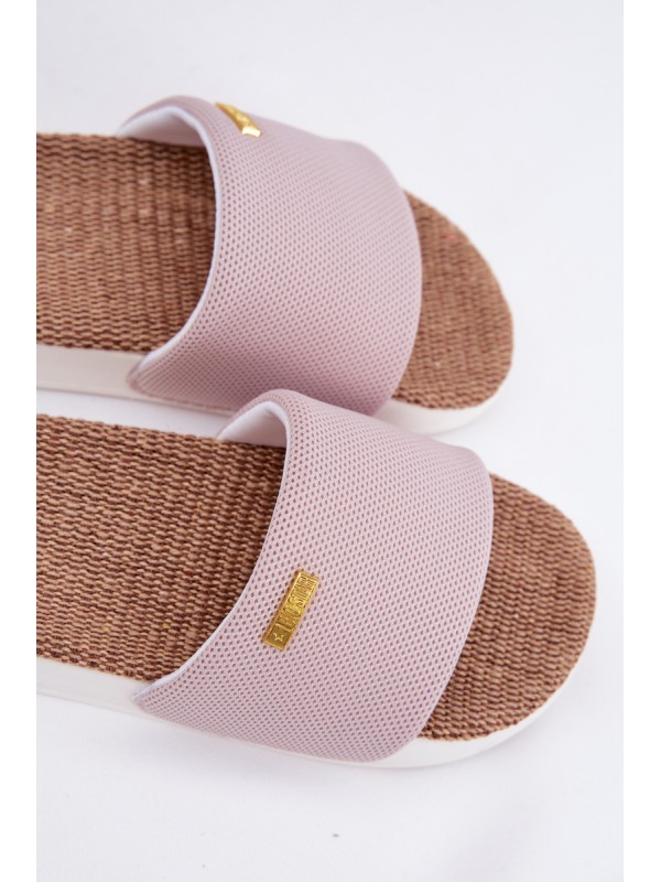Ladies Flip Flops Big Star RR274A105 Light Pink