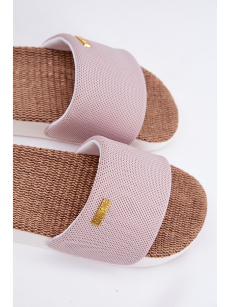 Ladies Flip Flops Big Star RR274A105 Light Pink