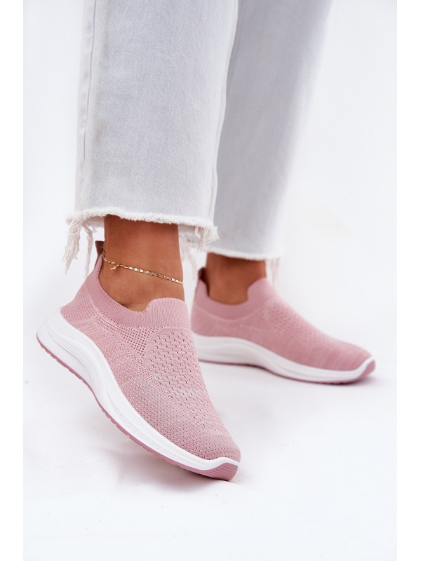 Slip On Fabric Sports Shoes Women Black Minstina