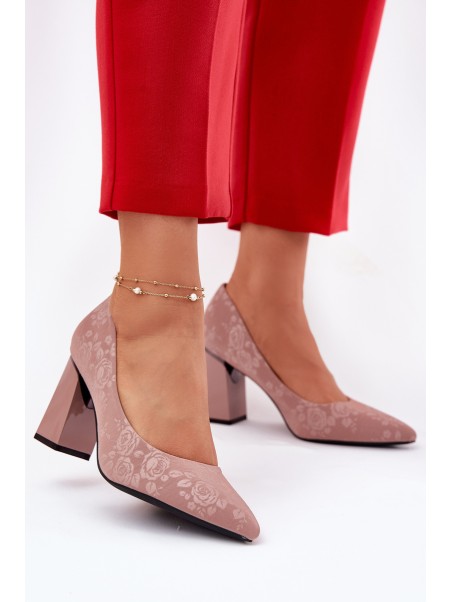 Elegant Heels On A Heel In Pink Vinceza 62223 Pink