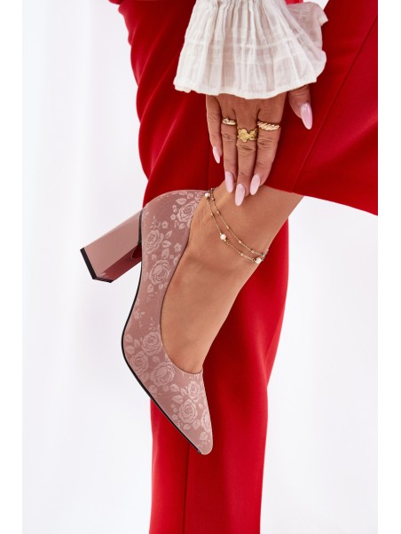 Elegant Heels On A Heel In Pink Vinceza 62223 Pink
