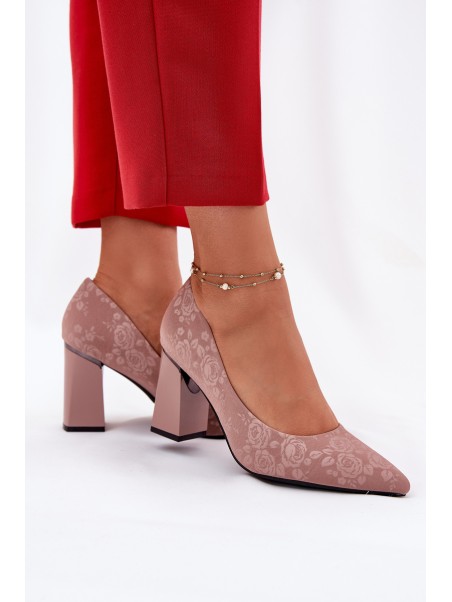 Elegant Heels On A Heel In Pink Vinceza 62223 Pink