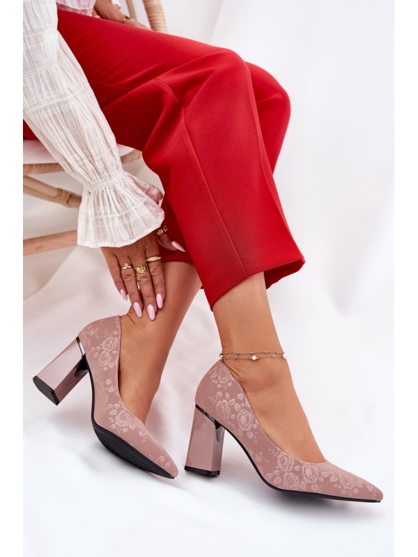 Elegant Heels On A Heel In Pink Vinceza 62223 Pink