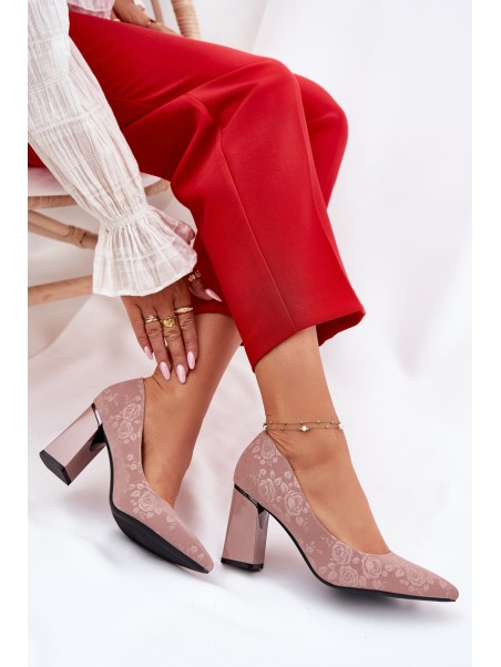 Elegant Heels On A Heel In Pink Vinceza 62223 Pink
