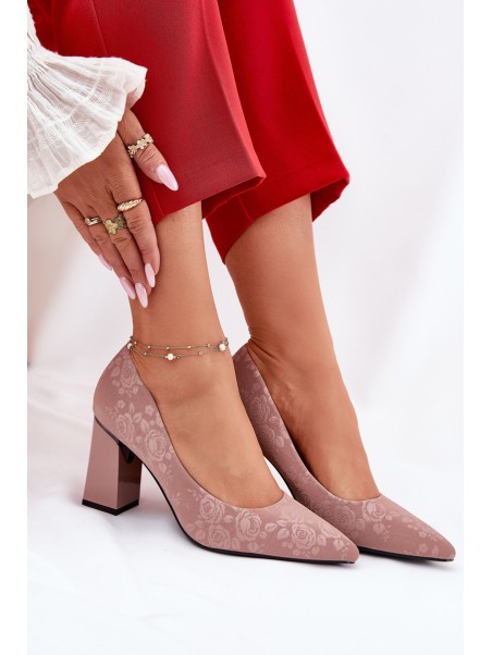 Elegant Heels On A Heel In Pink Vinceza 62223 Pink