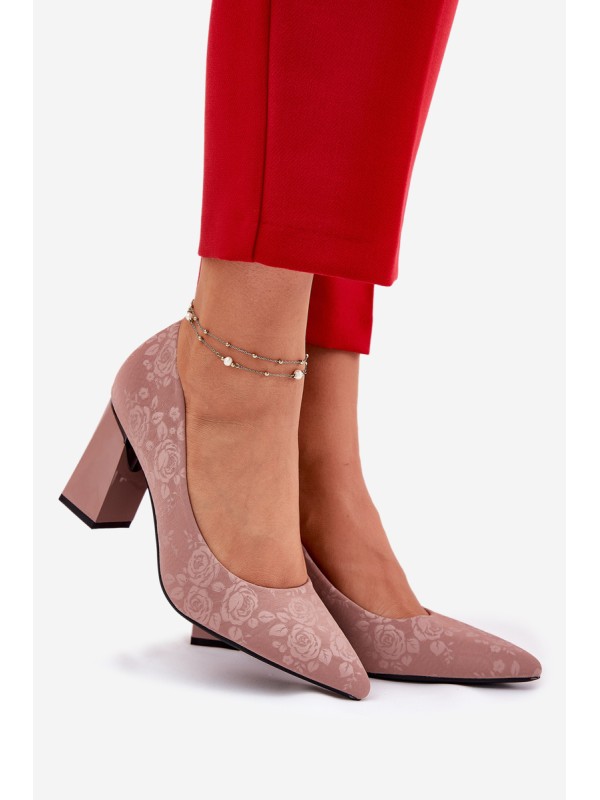 Elegant Heels On A Heel In Pink Vinceza 62223 Pink