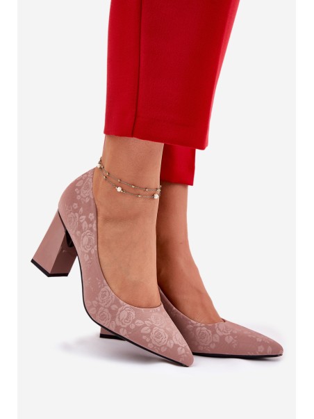 Elegant Heels On A Heel In Pink Vinceza 62223 Pink