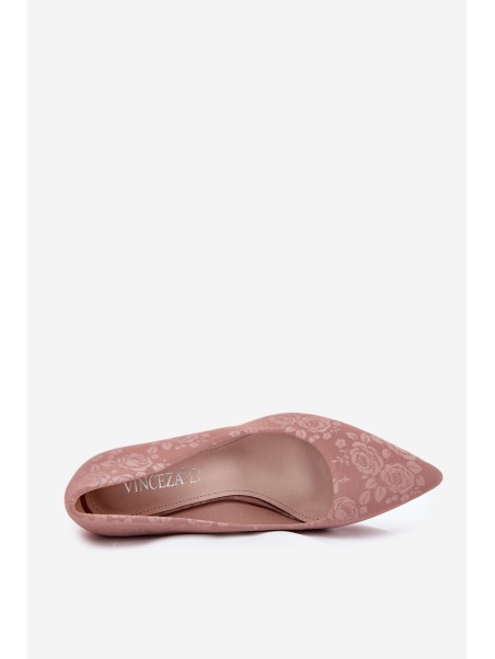 Elegant Heels On A Heel In Pink Vinceza 62223 Pink