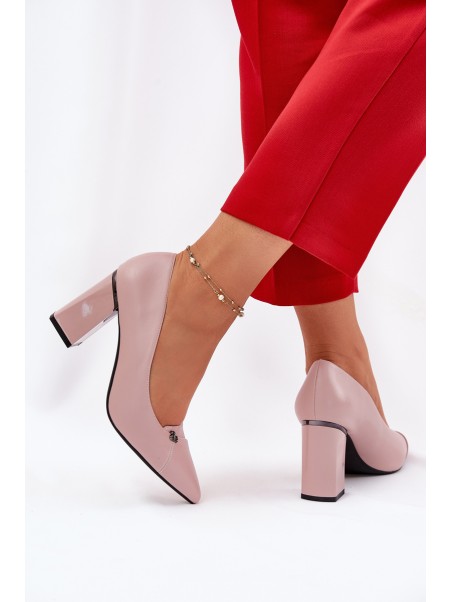 Elegantiški aukštakulniai Vinceza 62224 rožiniai